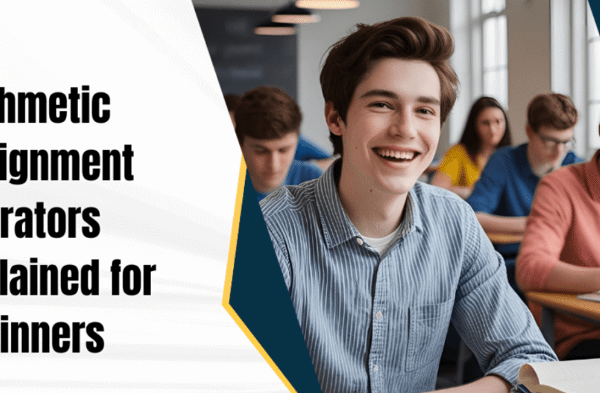 Arithmetic Assignment Operators explained for Beginners.